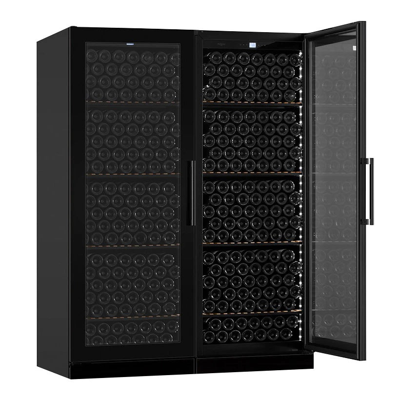 Double Wine Cooler 546 bottles mQuvée Velvet 220 Glass