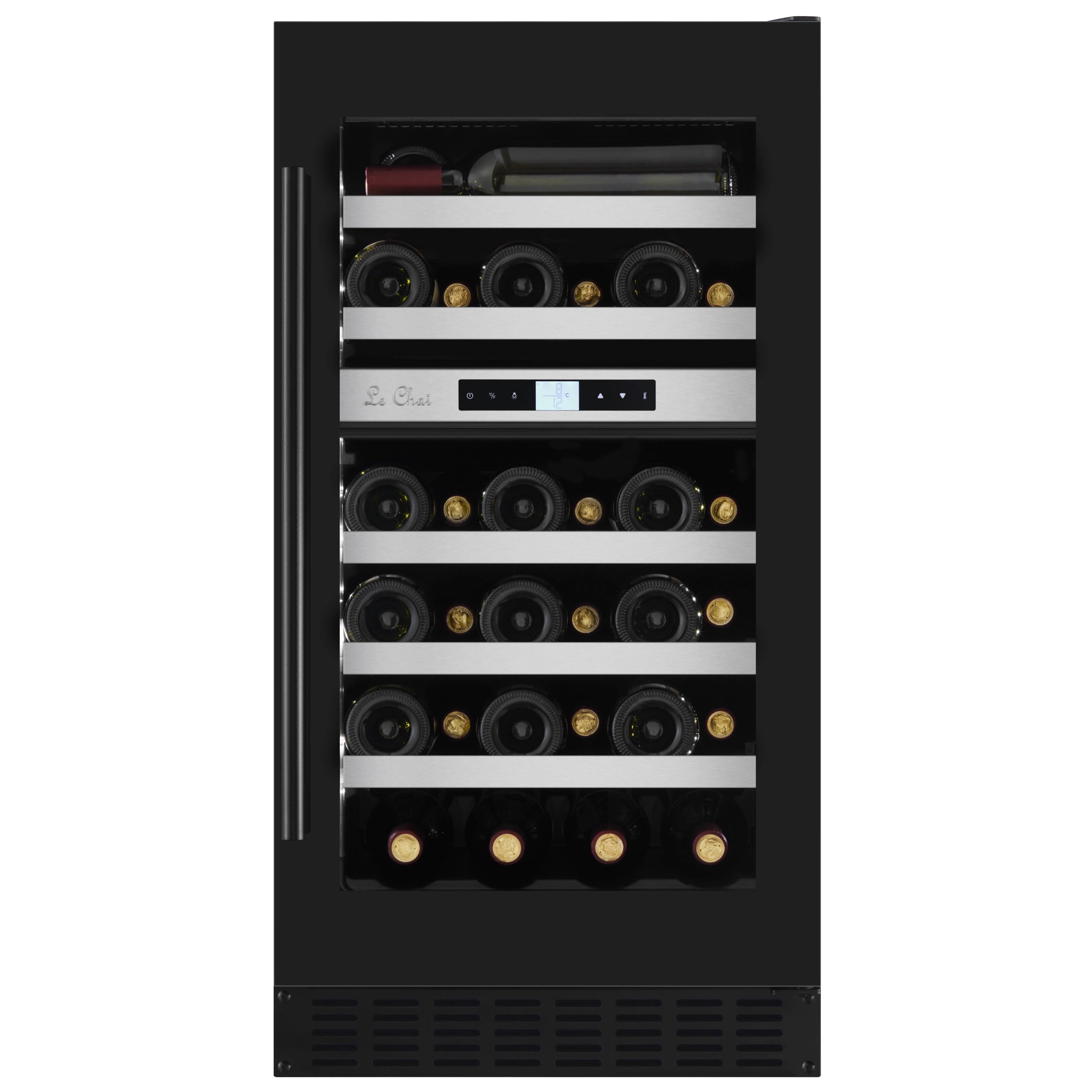 Vinoteca doble zona 33 botellas LBN330 cerrada
