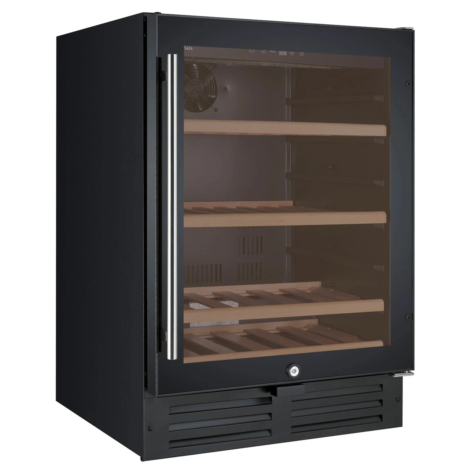 Vinoteca Le Chai PRO42E de 42 botellas con puerta de cristal.