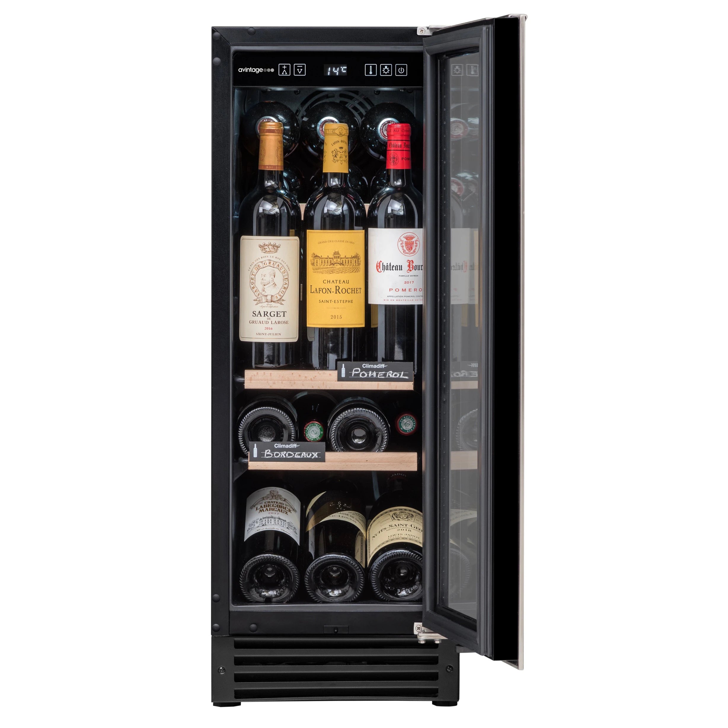 Imagen de la Vinoteca encastrable 22 botellas Avintage AVU22TX1.