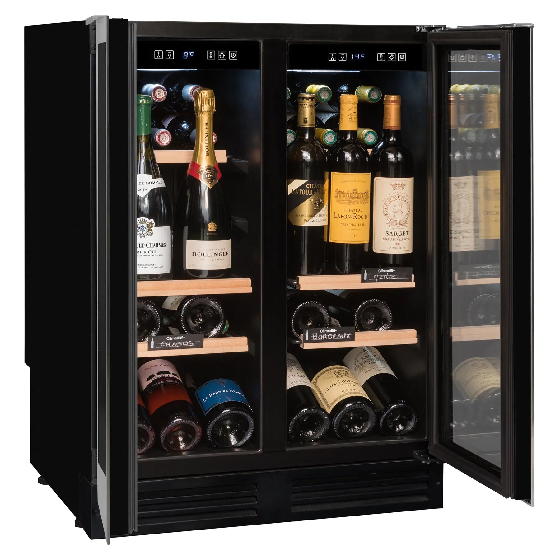 Vinoteca encastrable 49 botellas Avintage AVU48DPX1 doble zona