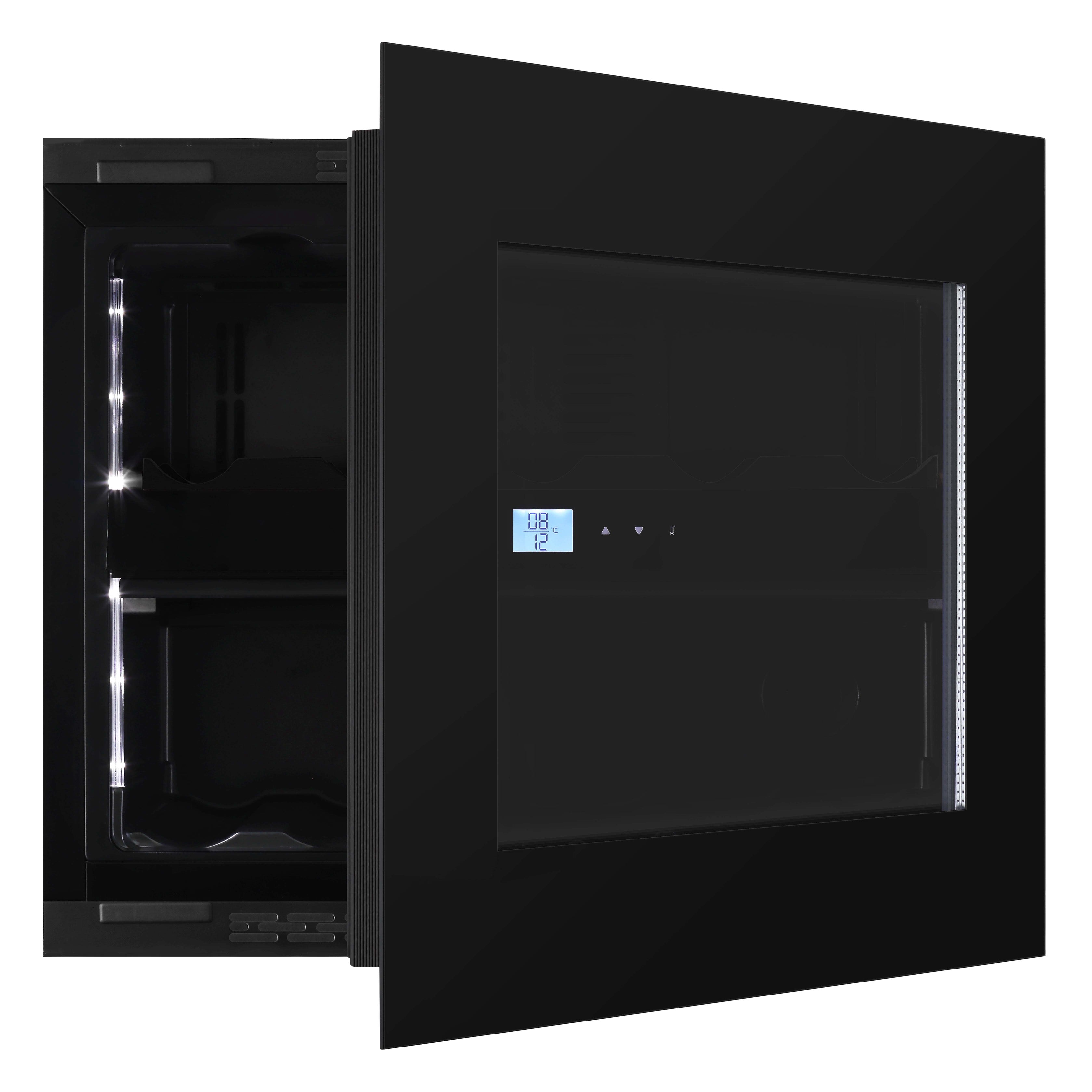 Vinoteca integrable doble zona 20 botellas LBN200POV abierta vacía