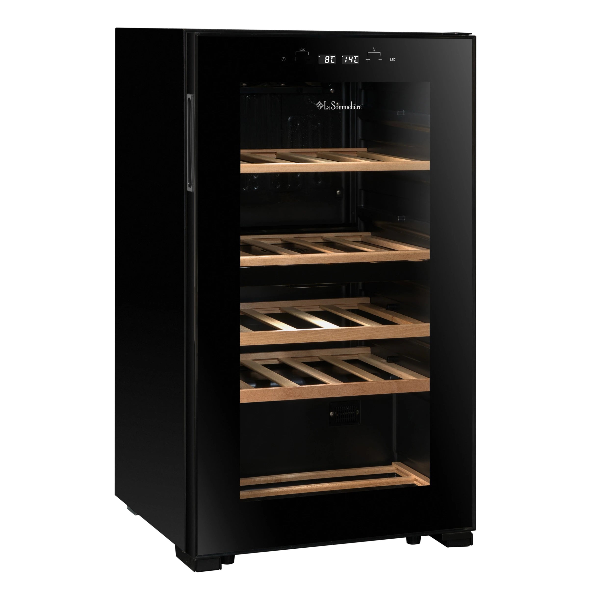 Vinoteca 32 botellas La Sommelière SLS32DZ Black doble zona