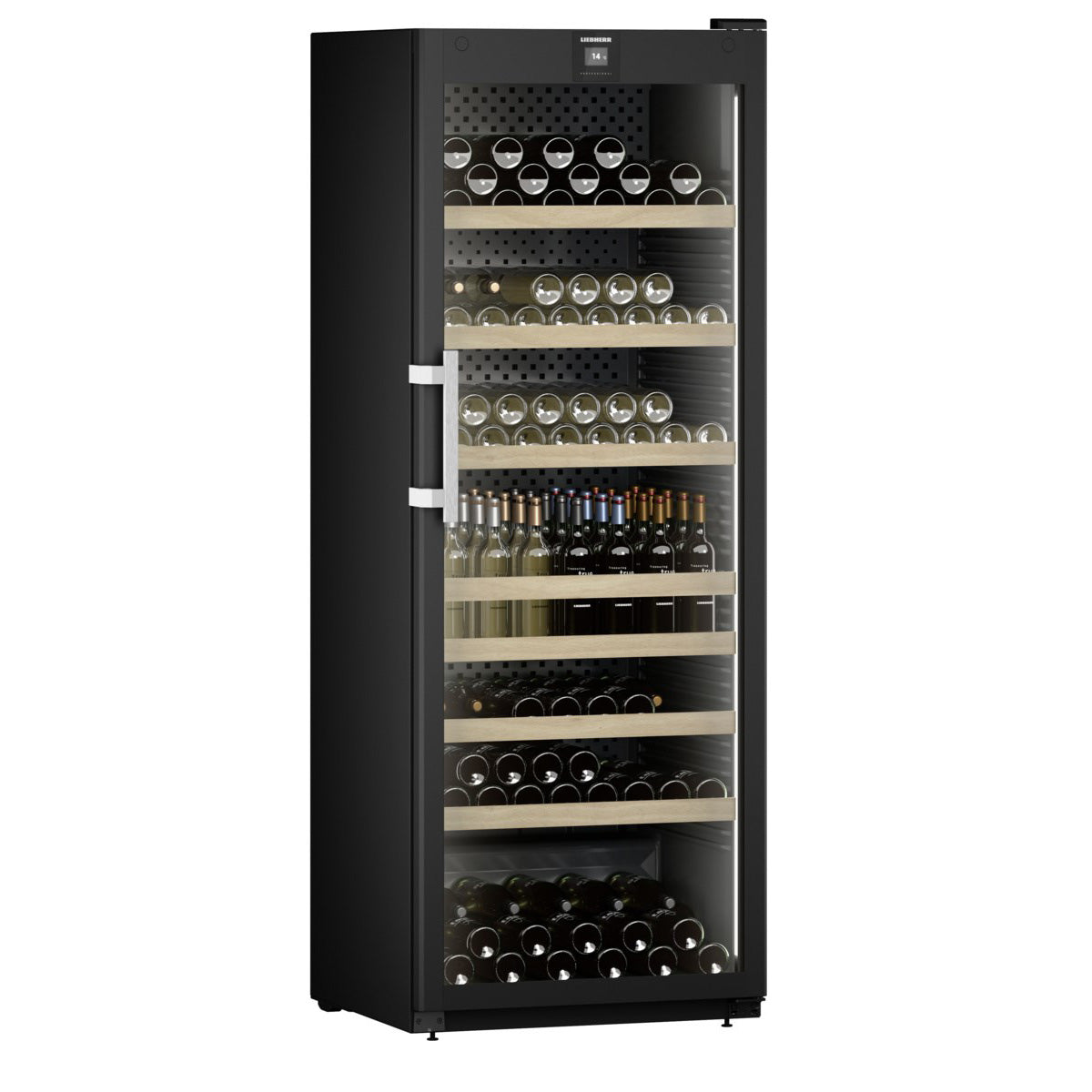 Vinoteca Liebherr GrandCru Perfection 284 botellas WFbli 7741 vista lateral con puerta cerrada