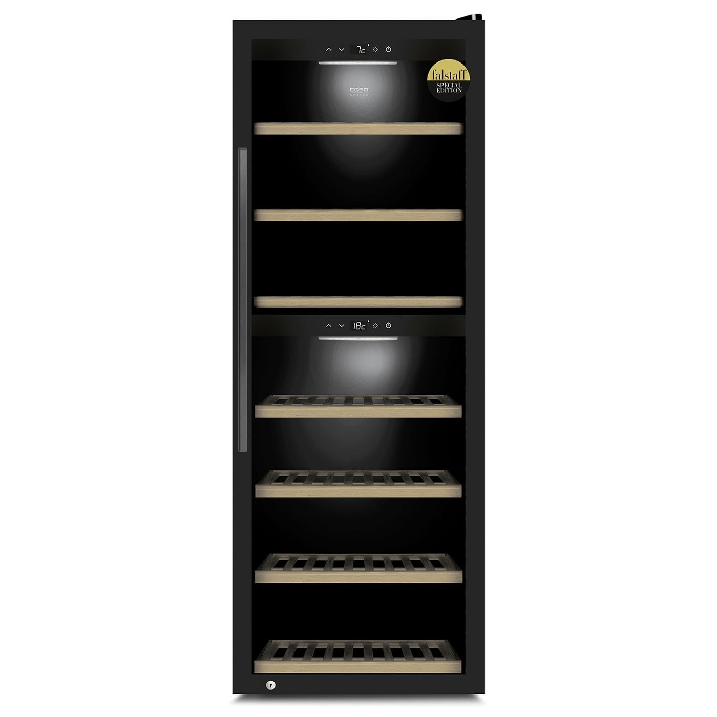 Wine Cooler 126 bottles Caso WineExclusive 126 Smart Dual-zone