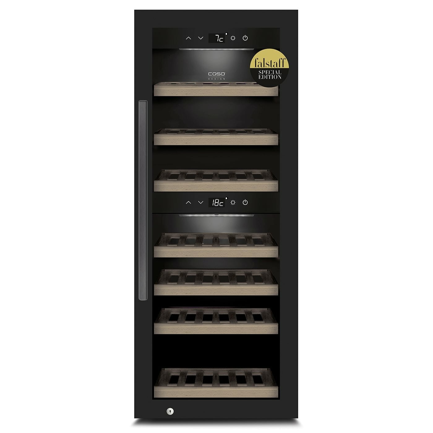 Wine Cooler 38 bottles Caso WineExclusive 38 Smart Dual-zone