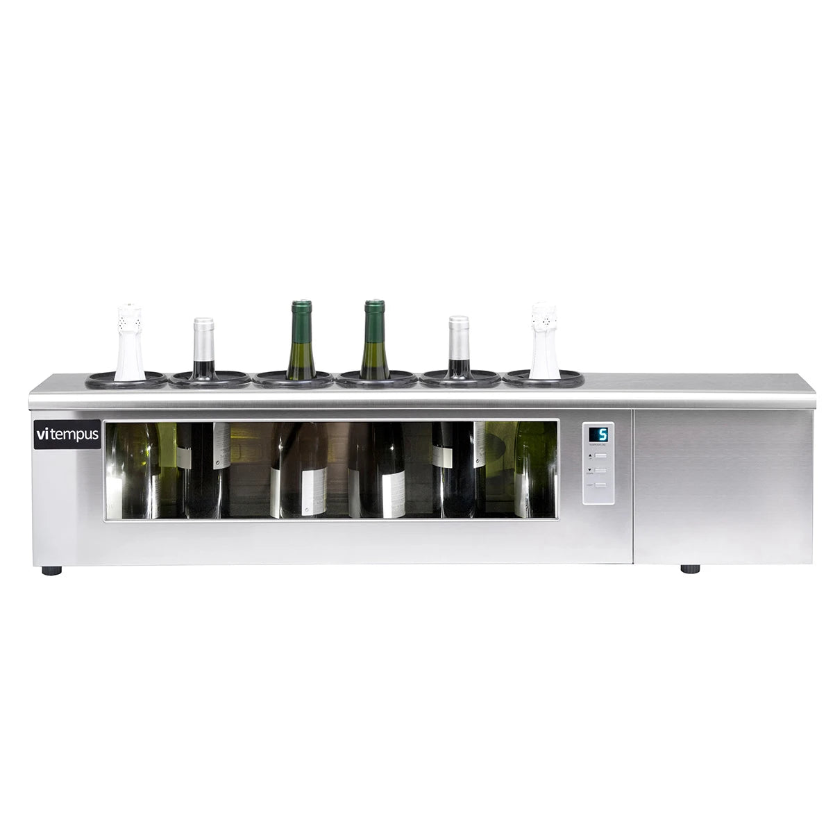 Horizontal Wine Cooler 6 bottles B6 Inox
