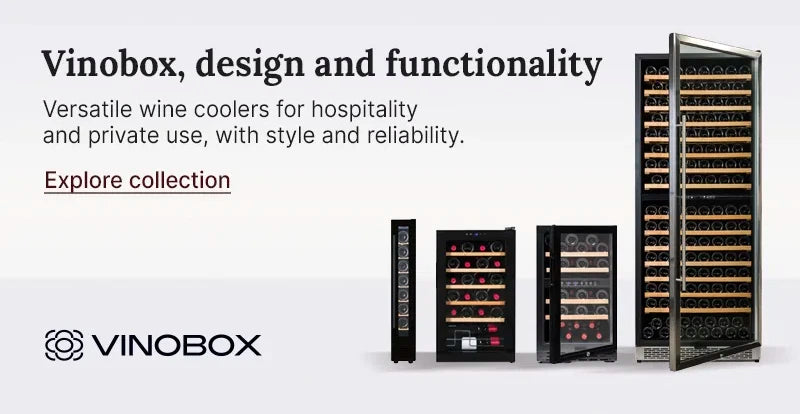 Colección de vinotecas Vinobox para hogar y hostelería con diferentes tamaños y capacidades